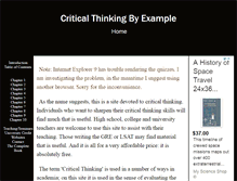 Tablet Screenshot of criticalthinkingbyexample.com